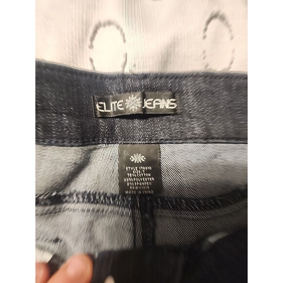 Womens Elite Bootcut Stretch Denim Blue Jeans Size 7 - Picture 1 of 8